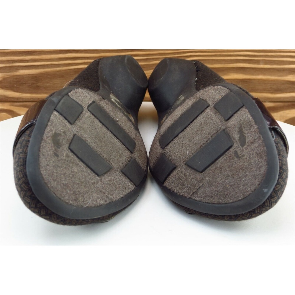 Naturalizer Size 9.5 M Brown Smoking‎ Flats Shoes Fabric Women Hasten - Picture 7 of 7